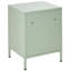 43 cm W Steel Bedside Table-137476396