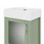 Meuble-lavabo de 20 po avec lavabo en céramique et beaucoup de rangement-1862851194