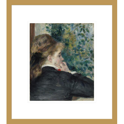 «Day Dreaming» par Pierre-Auguste Renoir, impression giclée encadrée