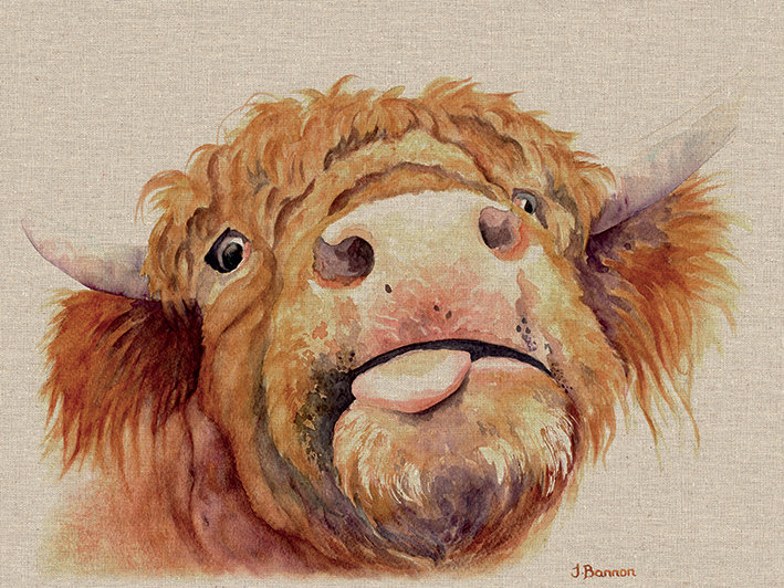 Jane Bannon - Wrapped Canvas Print, 40cm H x 50cm W