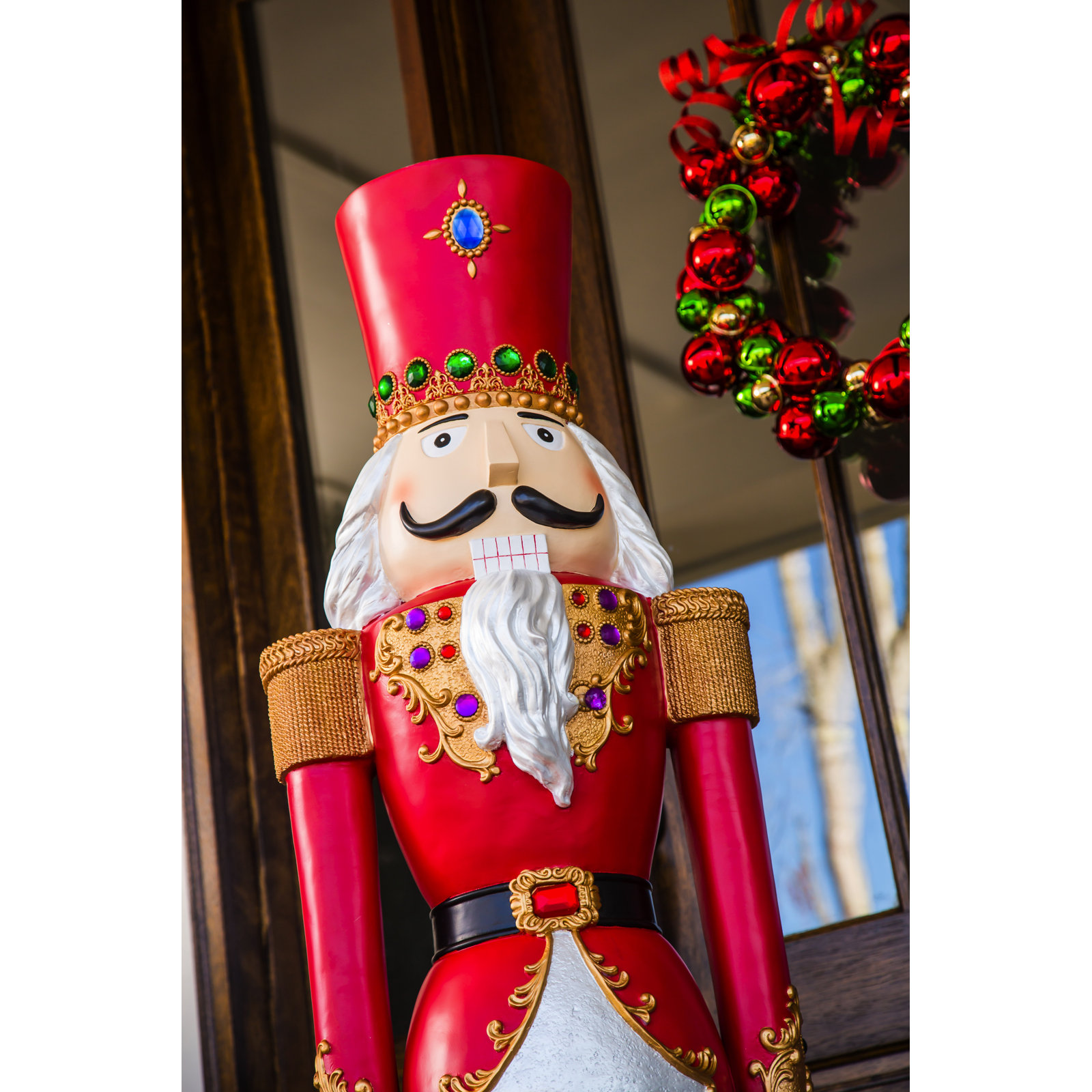 Regal Outdoor Nutcracker Statue