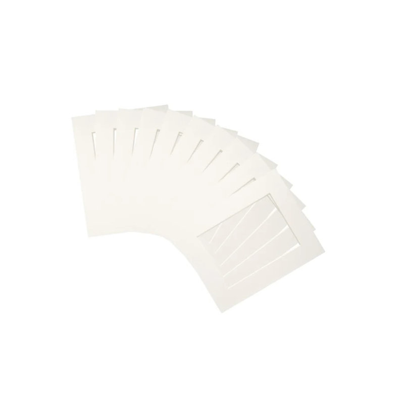 Nicola Spring - Picture Mounts, Ivory, 25cm H x 20cm W x 0.5cm D
