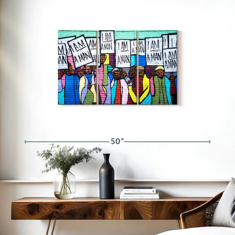 Khyia I Am A Man, 20" H x 33" W