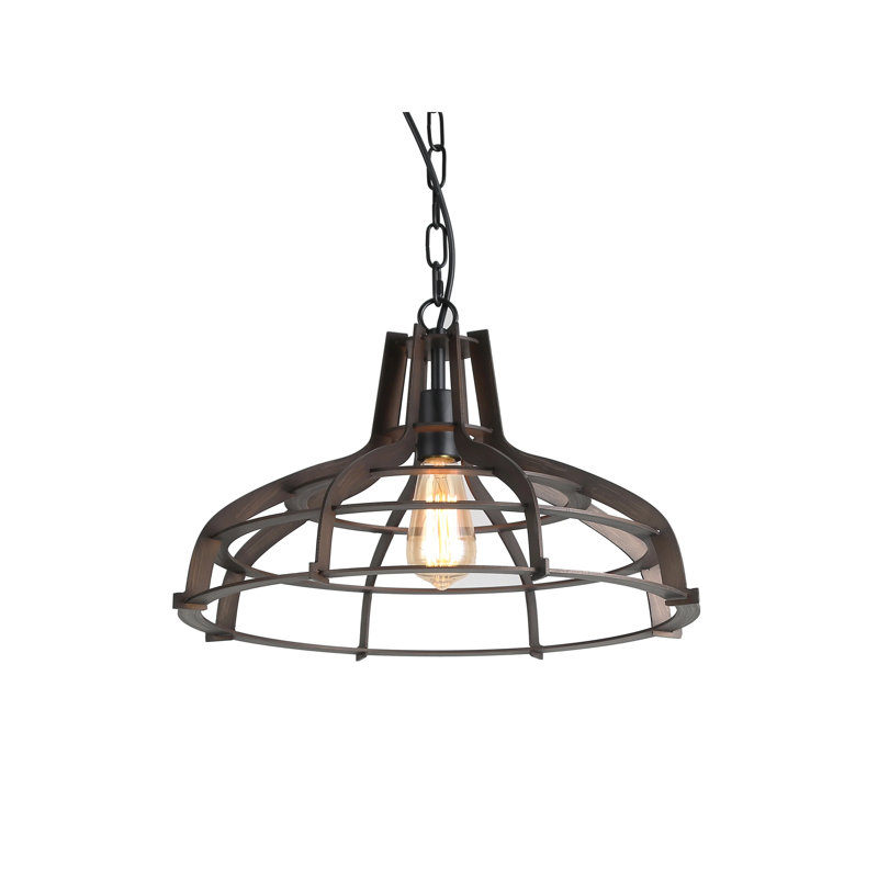 Luminaire suspendu en dome à 1 lumière