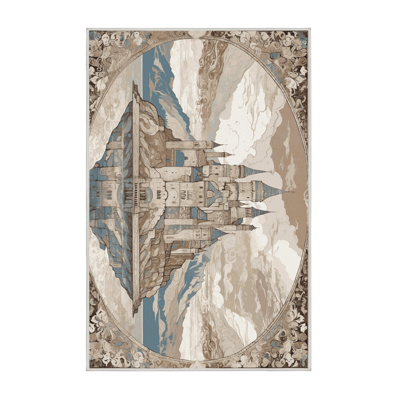 Kingdom's Crown Rug, Rectangle 2' x 3'