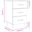 Jariel 40cm W Iron Bedside Table-1402356001