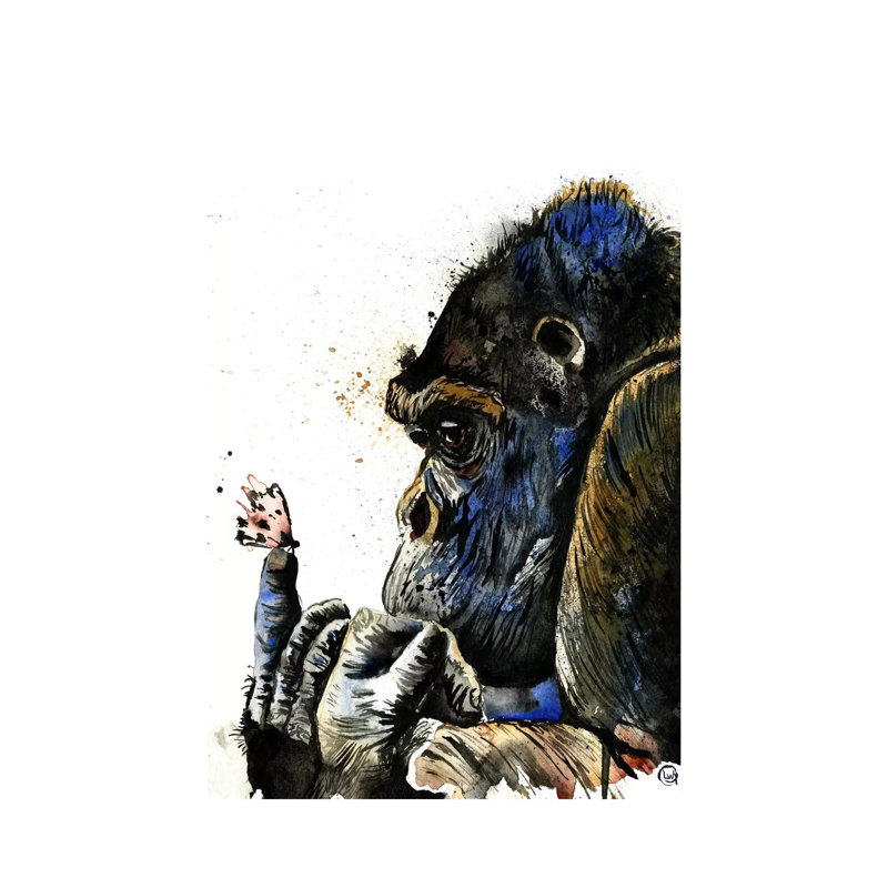 Gentle Giant by Lisa Whitehouse - Wrapped Canvas Painting, 66.04 cm H x 45.72 cm W x 1.91 cm D