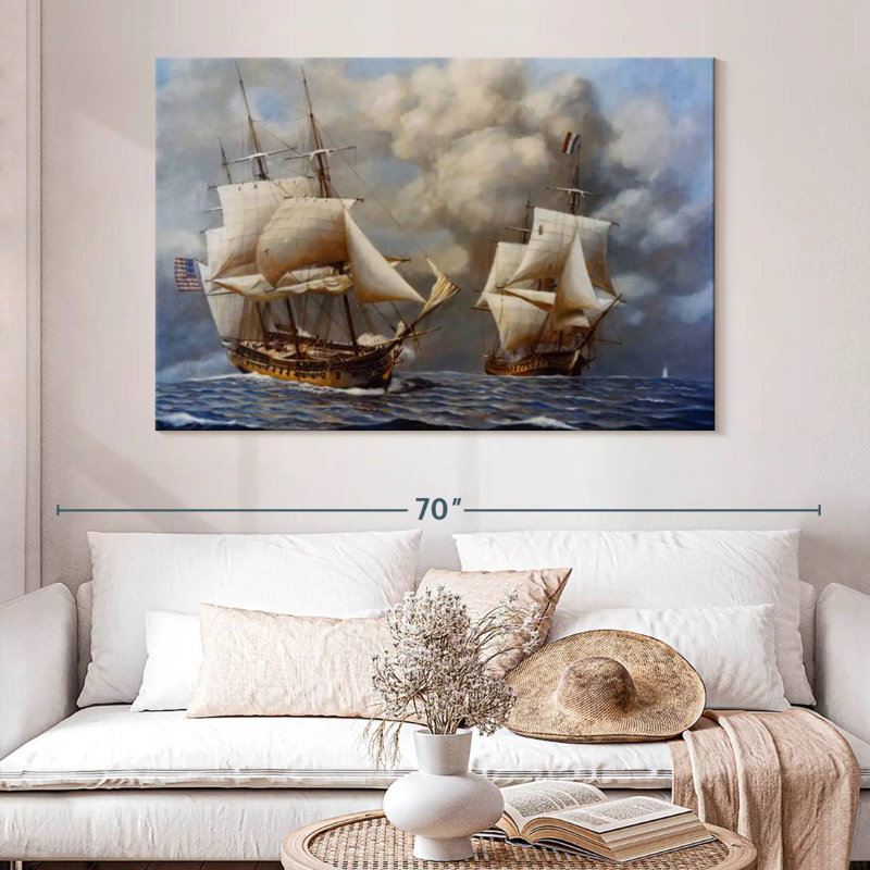 Mehar Naval Battle, 34" H x 51" W