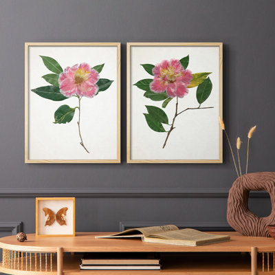 PressedCamelliaI-Premium Framed Print -Ready to Hang - No Nails Required - No Nails Required