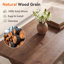 Table basse 47 "rectangulaire en bois massif avec pieds en forme de X pour le salon