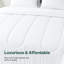 Ensemble d'édredon en microfibre 3 pièces Beddora - Édredon léger, respirant, hypoallergénique et infroissable avec rembourrage 200 GSM-113658305-113658306