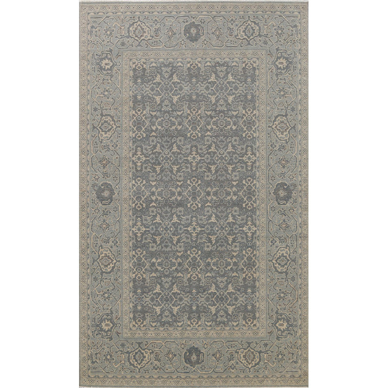 Tapis oriental gris / beige en laine