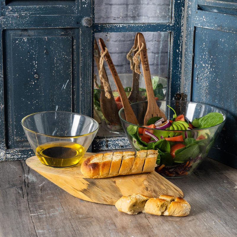 Basic Glass Kitchen Mixing Bowls - 435ml, 13cm