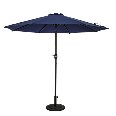 Parasol de marché octogonal 108 po Stacia avec auvent Breez-Tex