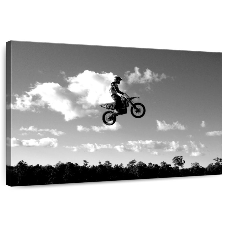 Midair dirt bike Sireci, H 16 po x l 24 po