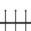 Sutphen Garden Fence Spear Top Steel Outdoor Panels Barrier Border Multi Sizes