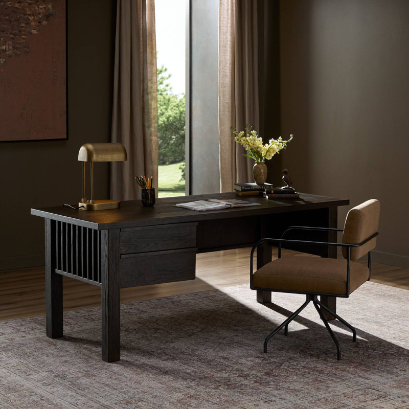Carlton Desk-Dark Umber Oak