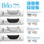 Brio noir autoportant électrique sans bouteille filtré