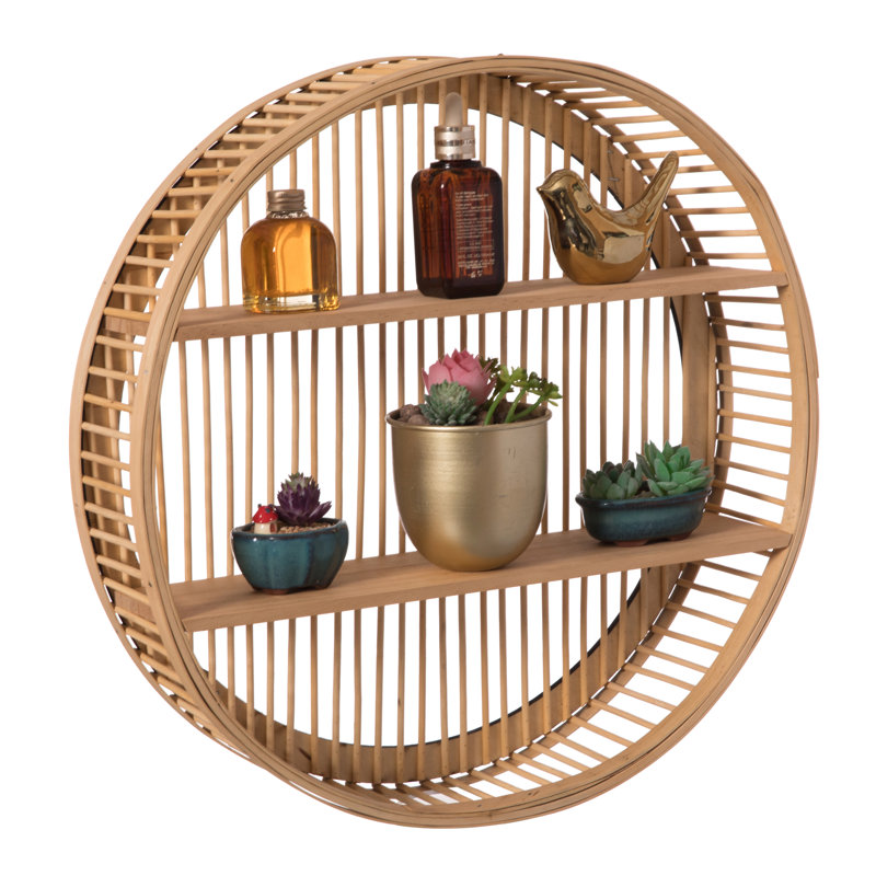Berlare 2 Piece Circle Accent Shelf