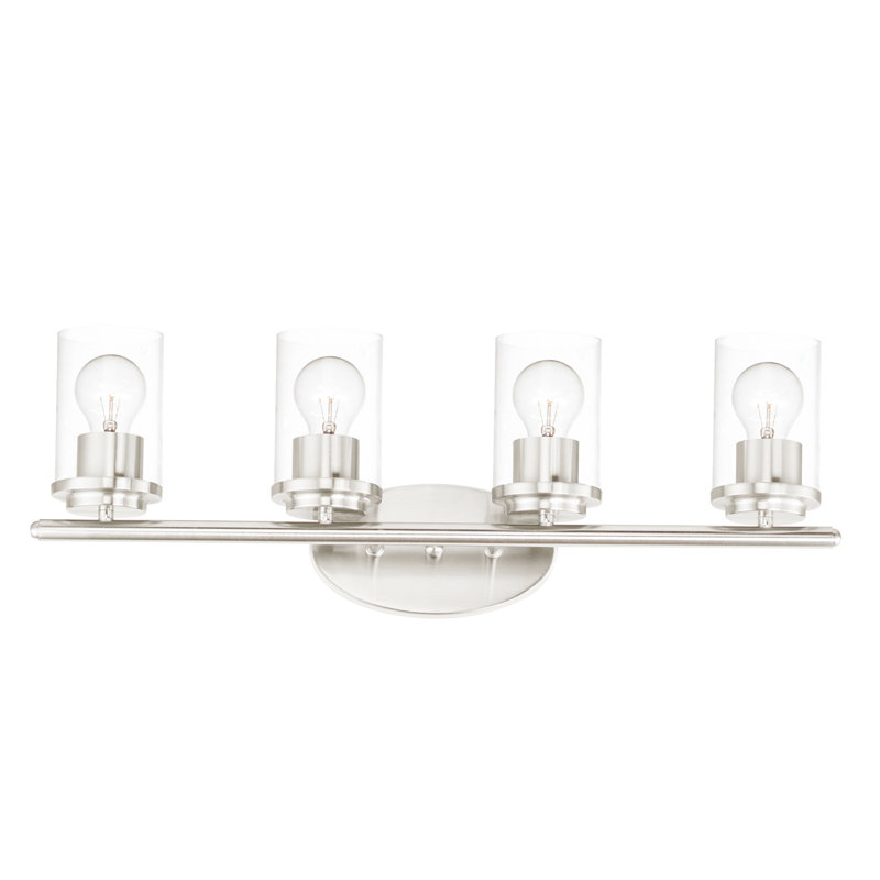 Amonnie 4 - Light Dimmable Vanity Light, Satin Nickel