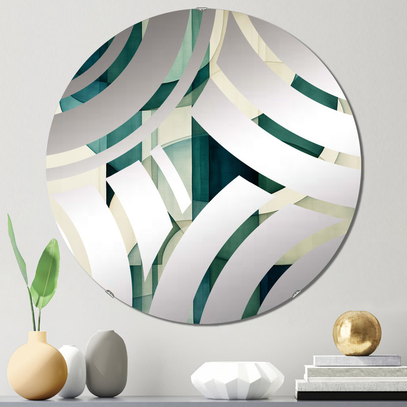 Miroir décoratif Klaeo, 23,6 po x 23,6 po