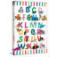 'Alphabet Jungle II' Print On Wrapped Canvas-143063421