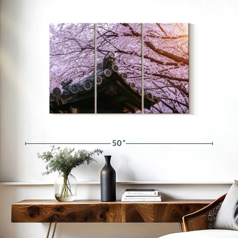 Harnek Blossoming Sakura Tree, 24" H x 38" W