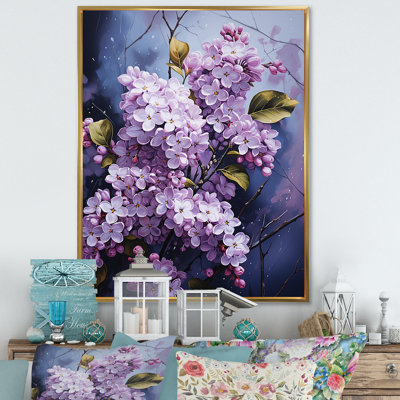 «Essential Lilacs Lullaby», reproduction sur toile
