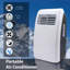 Climatiseur portatif avec télécommande