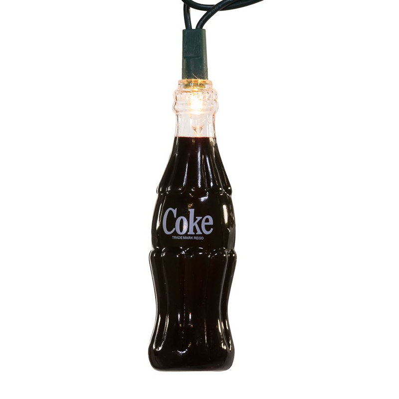 Guirlande de 10 lumières Coca-Cola
