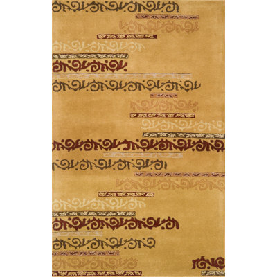 Brueck Hand Tufted Wool Abstract Indoor Rug