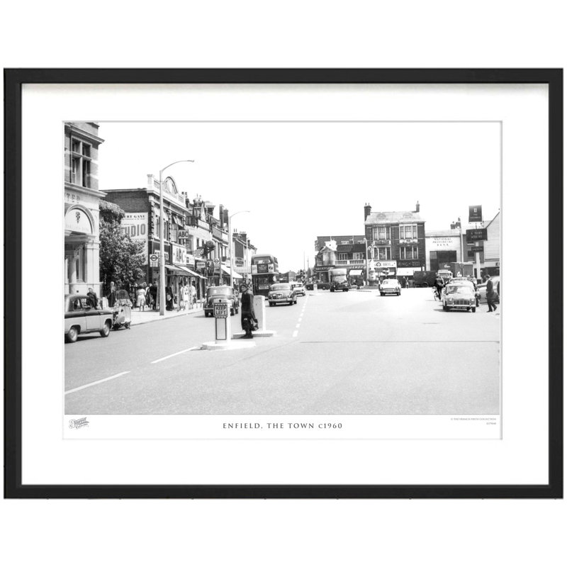 Enfield, The Town C1960 by Francis Frith - Single Picture Frame Print, 45cm H x 60cm W x 2.3cm D