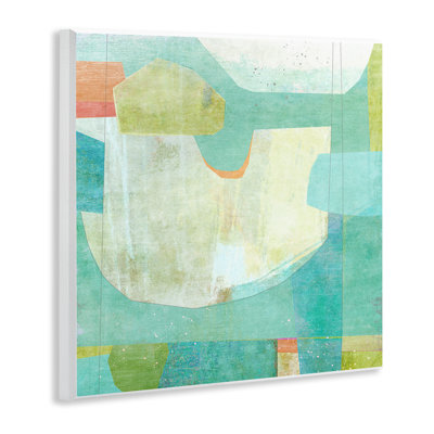 Aqua Pool Abstraction Wall Plaque, design by Suzanne Nicoll
