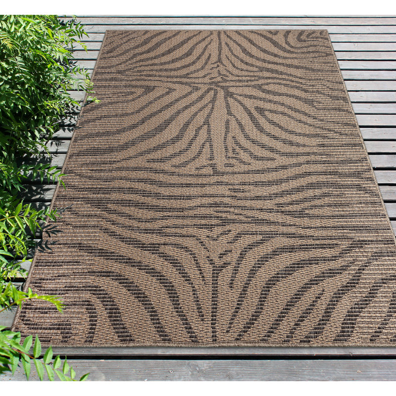Tapis intérieur / extérieur Milenka, Rectangle 6 pi 6 po x 9 pi 4 po