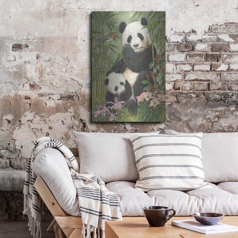 «Panda Paradise» par William Vanderdasson, H 36 po x l 24 po