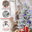 Sapin de Noël préilluminé de 2,4 m (8 pi) en PE et PVC floqué, avec 2679 branches et 520 lumières DEL bicolores-237760269