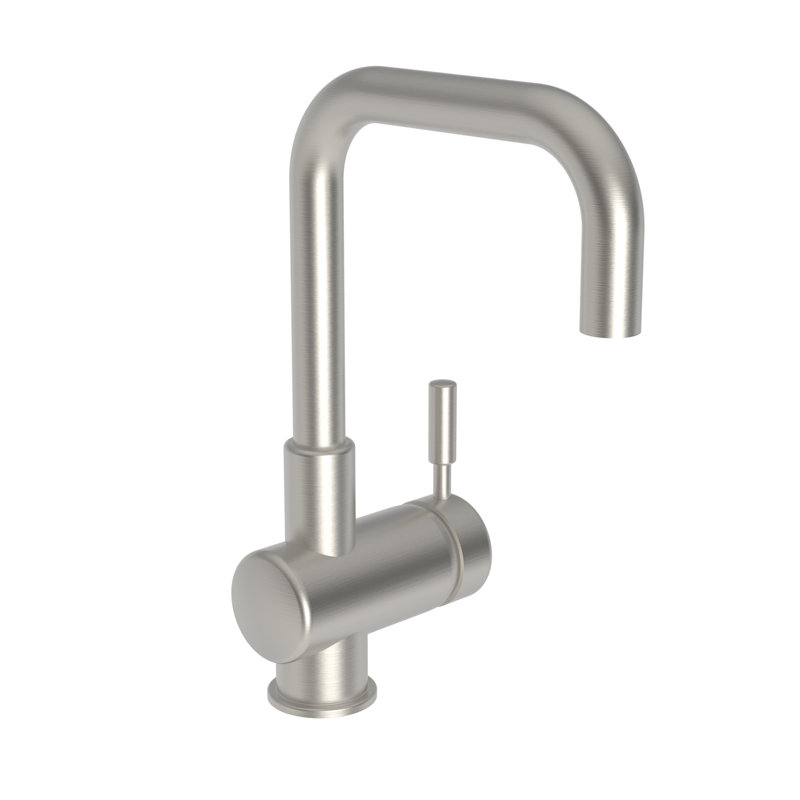 East Square Single Handle Bar Faucet, Satin Nickel