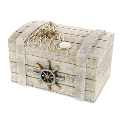 Boîte à bijoux rétro en bois