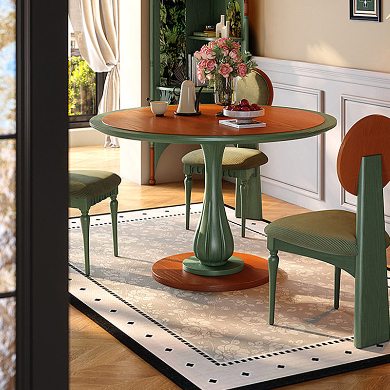 Table de salle à manger 51,18 po, 59.53"H x 51.18"L x 51.18"W