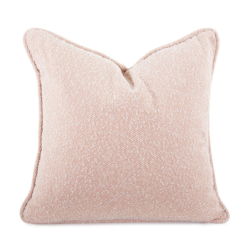 Coussin corail d'Alicante, Carré H 24 po x l 24 po, Rose