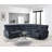 114 " Wide Power Reclining Sectional with Power USB Charging-1206982340