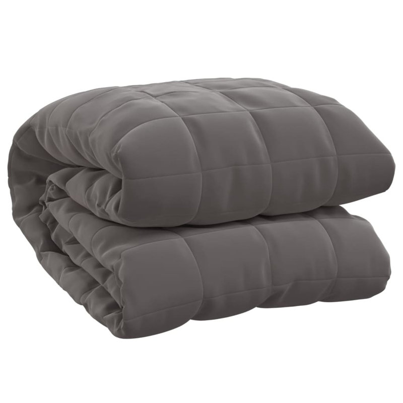Couverture en tissu , Gris, 54.3" W x 78.7" L
