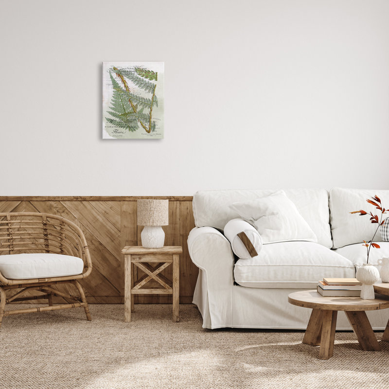 Art rétro sur toile Floater par Fern 'Rue, H 20 po x l 16 po x P 1,5 po, Toile tendue