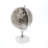 Marble Educational/Geographic Earth White Globe with Marble Base