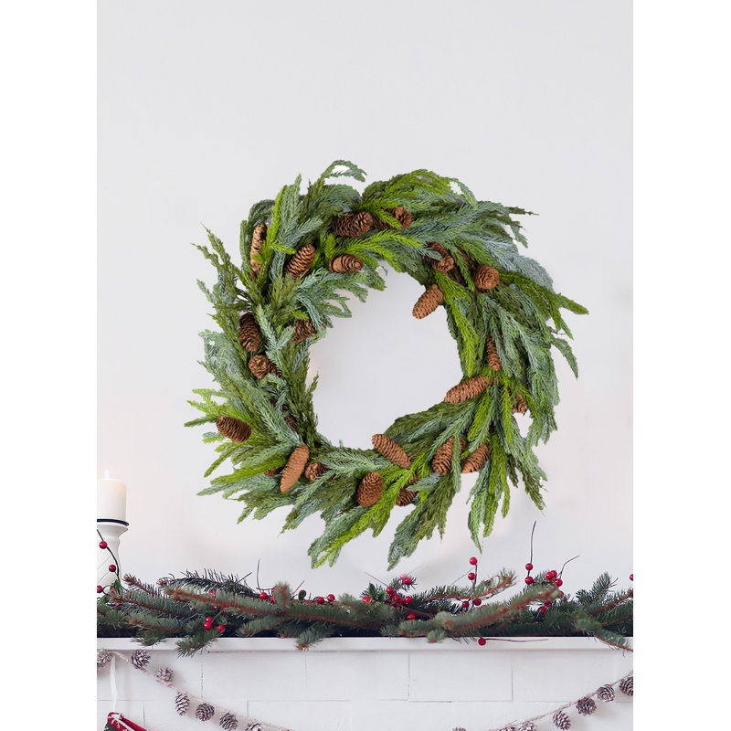 The Holiday Aisle® 25" Pine Wreath