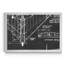 «Aeronautic Blueprint V» - Cadre photo, impression sur toile-151757537-151757539