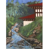 Gross National Happiness Print by Dina Gardner