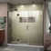 Unidoor-X 72.5" W x 72" H Hinged Frameless Shower Door with ClearMax™ Technology