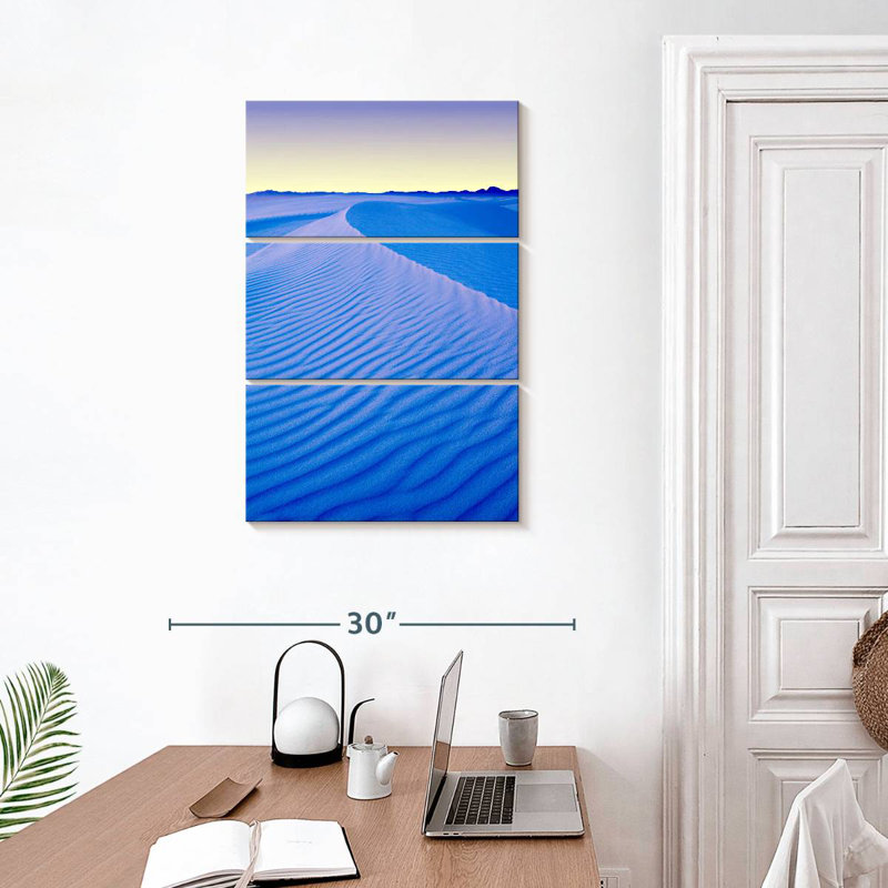 White Sands Blue Desert, H 32 po x l 20 po
