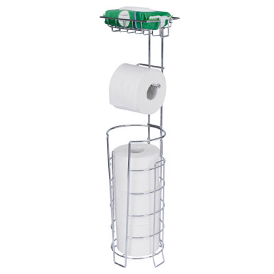 Porte-papier hygiénique et distributeur 2 en 1